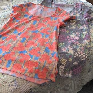Pair of Disney LuLaRoe Classic TShirts- XS